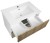 PANEDA STRIP szafka umywalkowa 74,5x55x45,2cm, dąb emporio #3