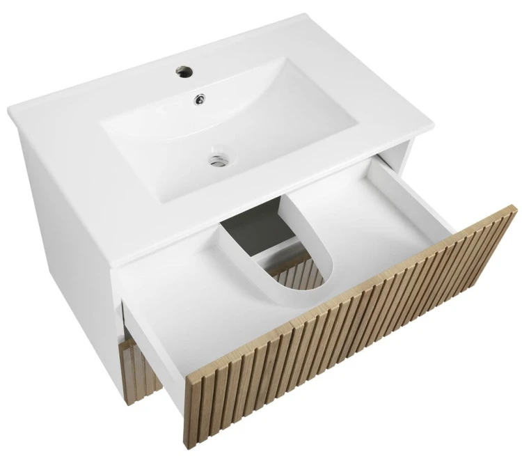 PANEDA STRIP szafka umywalkowa 74,5x55x45,2cm, dąb emporio #3