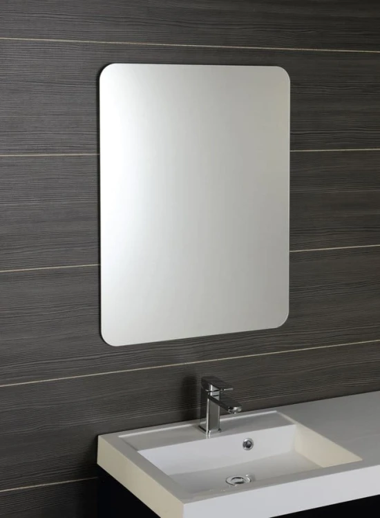 ISHAPE lustro ze ściętą krawędzią 60x80cm, zaokrąglone rogi, CU free #3