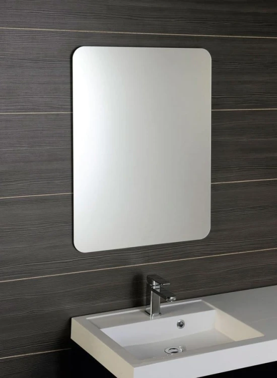 ISHAPE lustro ze ściętą krawędzią 50x90cm, zaokrąglone rogi, CU free #2