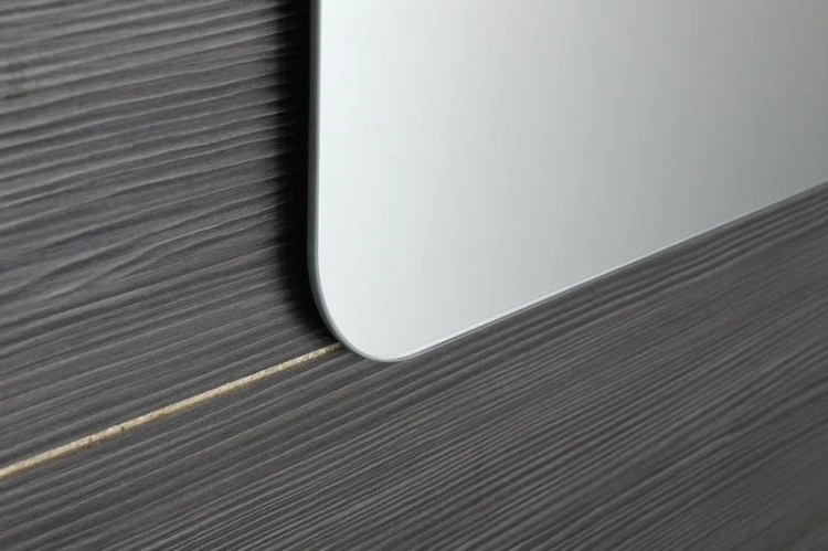 ISHAPE lustro ze ściętą krawędzią 100x50cm, zaokrąglone rogi, CU free #3