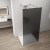 ESCA GOLD MATT jednoczęściowa kabina przysznicowa Walk-In, szklo dymione, 1100 mm
