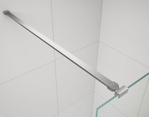 ESCA CHROME jednoczęściowa kabina przysznicowa Walk-In, szklo dymione, 1500 mm #2