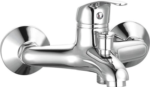 AQUALINE 35 bateria wannowa ścienna, chrom