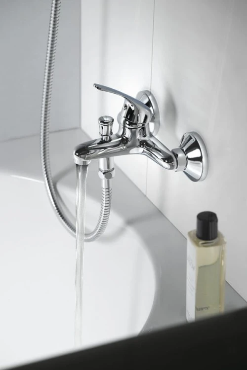 AQUALINE 35 bateria wannowa ścienna, chrom #3