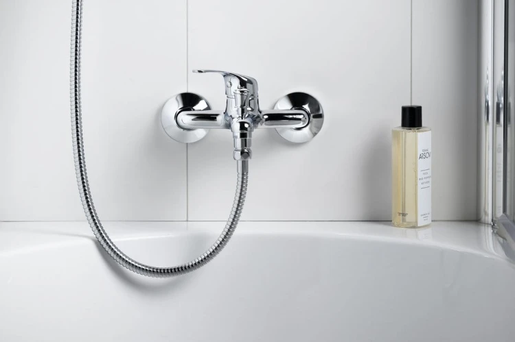 AQUALINE 35 bateria wannowa ścienna, chrom #4