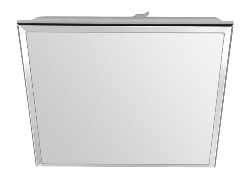 SILVER lampa sufitowa LED 28x28cm, 10W, 230V, 3000K/4000K/6500K, IP44, chrom
