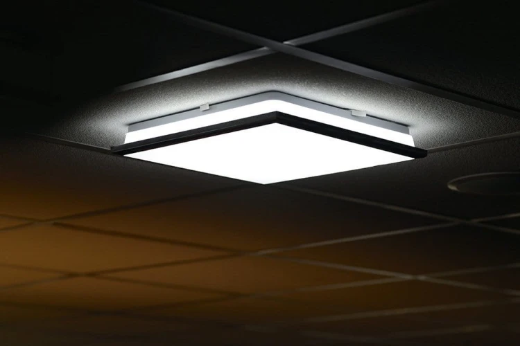 SILVER lampa sufitowa LED 28x28cm, 10W, 230V, 3000K/4000K/6500K, IP44, chrom #2