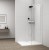 ESCA WHITE MATT jednoczęściowa kabina przysznicowa Walk-In, montaż przy ścianie, szkło czyste, 300 mm