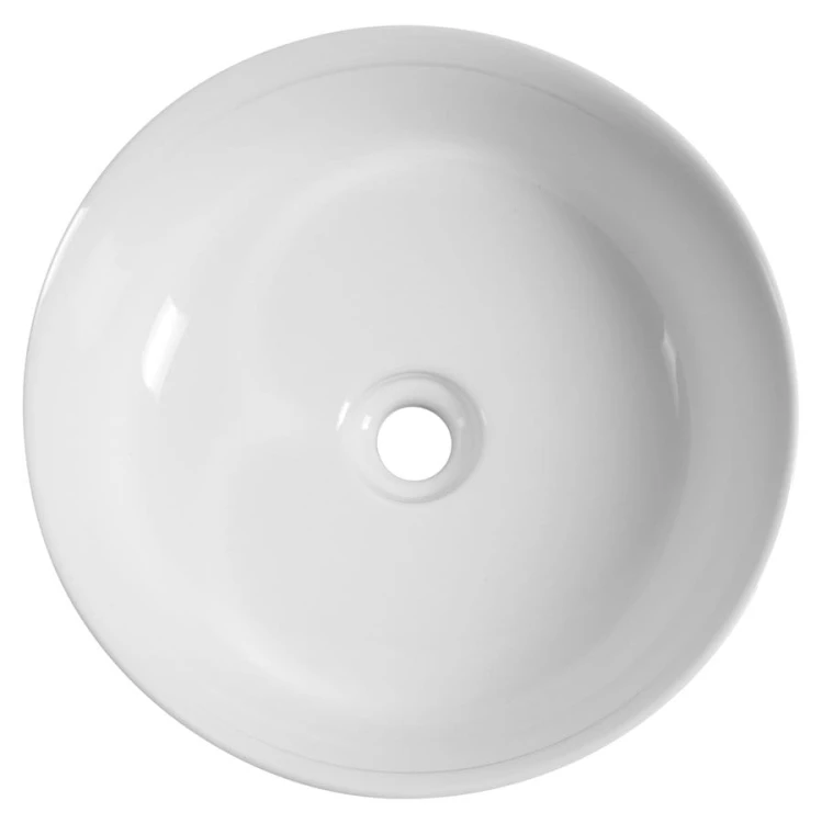 ALETTE ceramiczna umywalka nablatowa, wysoka, średnica 41cm, biały #5