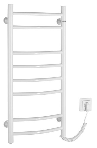 SUPE elektryczna suszarka na ręczniki 360x800mm, 107W, biały