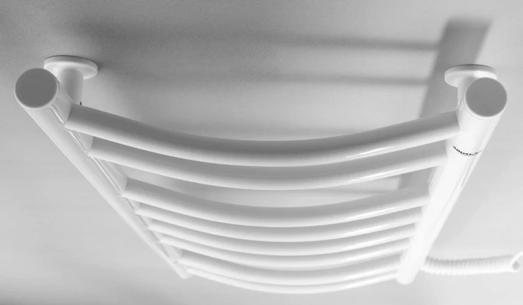 SUPE elektryczna suszarka na ręczniki 360x800mm, 107W, biały #3