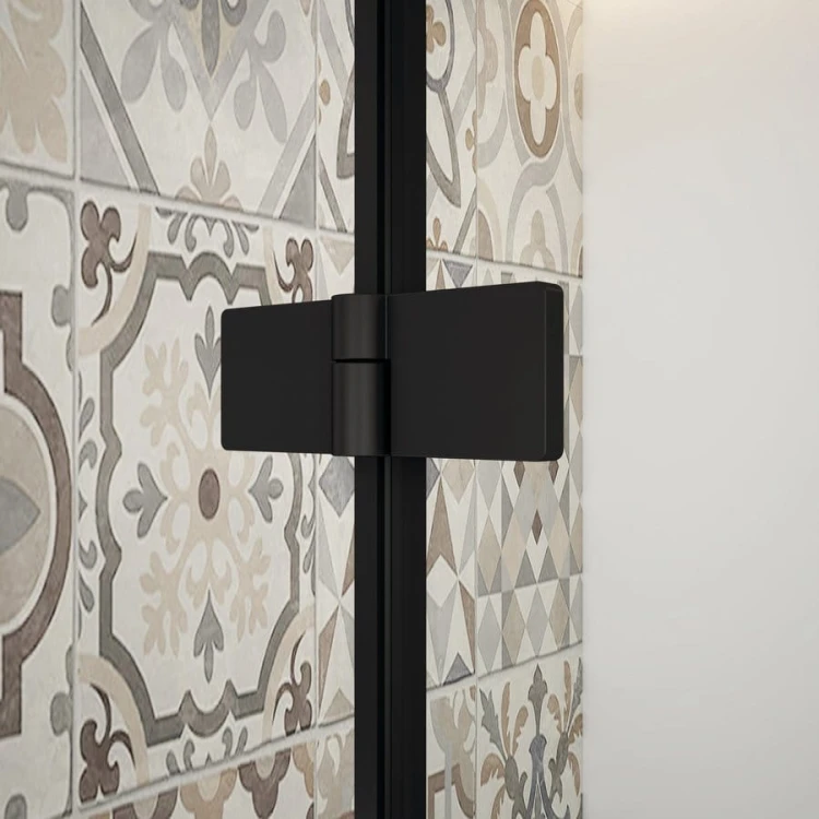 TRINITY BLACK kabina prysznicowa 1000x800mm, wejście z rogu, szkło czyste #2