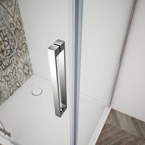 TRINITY CHROME kabina prysznicowa 1200x900mm, wejście z rogu, szkło czyste #2