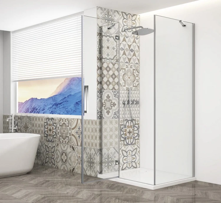TRINITY CHROME kabina prysznicowa 800x800mm, szkło czyste, lewe #2