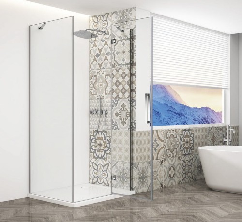 TRINITY CHROME kabina prysznicowa 900x900mm, szkło czyste, prawe #2
