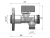 Rysunek techniczny - ARCO zawór kątowy A-80 1/2"x3/8" z filtrem, anticalc, chrom