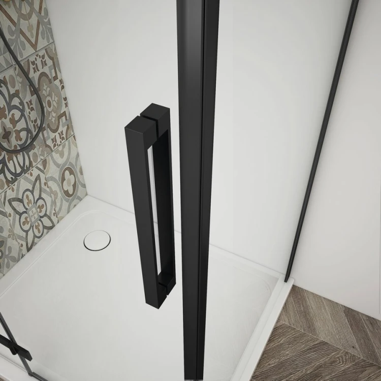 TRINITY BLACK kabina prysznicowa 1000x900mm, szkło matowe, prawe #7