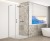 TRINITY CHROME kabina prysznicowa półokrągła 900x900mm, szkło czyste, prawa