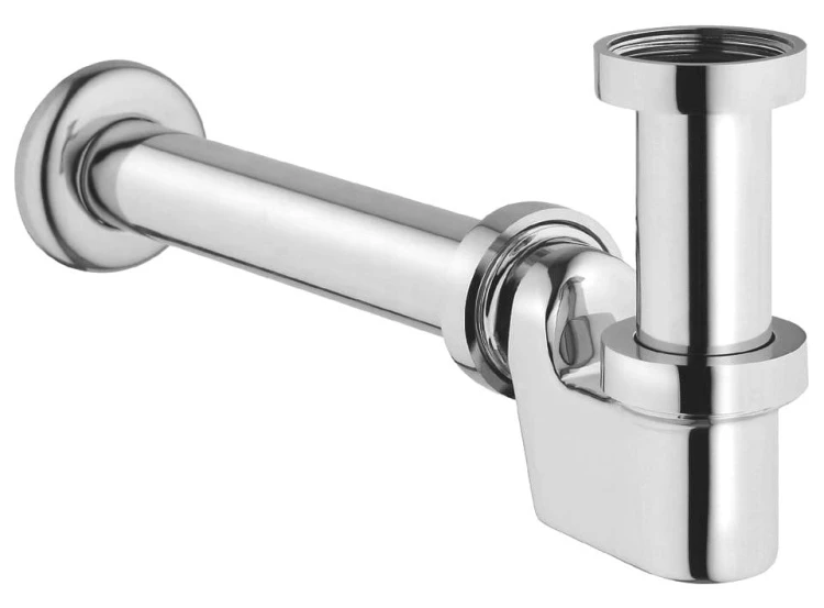 Syfon umywalkowy 5/4", odpływ 32mm, chrom