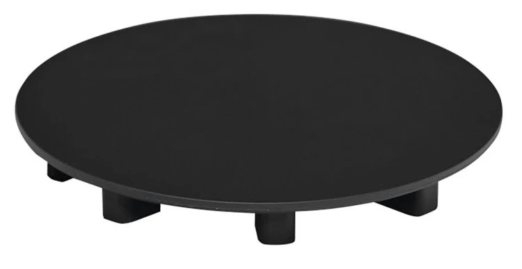 Maskownica syfonu, ABS/czarny mat