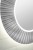 PRIDE STRIP okrągłe lustro z oświetleniem LED w ramie średnica 90cm, srebro #8