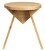 ASTYLE okrągły taboret średnica 36x41cm, lite drewno dąb naturalny #3