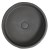 ISPIR betonowa umywalka z odpływem, 40cm, czarny granit #3