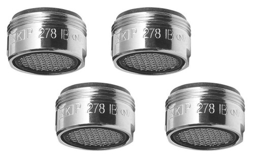 SET 4x perlator z gwintem zewnętrznym M20x1, chrom
