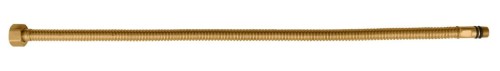 Przyłącze ze stali nierdzewnej, rura spiralna, M10x3/8", 40cm, złoto mat #2
