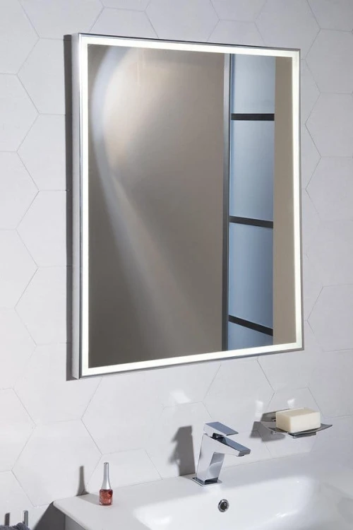 LUMINAR lustro z oświetleniem LED w ramie 60x80cm, chrom #5