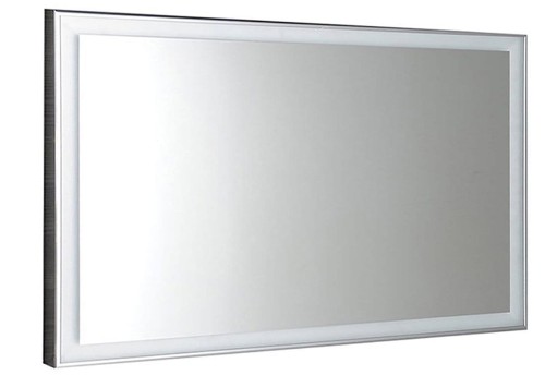 LUMINAR lustro z oświetleniem LED w ramie 120x55cm, chrom