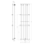 Rysunek techniczny - COLONNA grzejnik 450x1800mm, piaskowiec