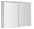KAWA STRIP szafka z lustrem, oświetlenie LED 90x70x22cm, biały