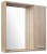ZOJA/KERAMIA FRESH STRIP szafka z lustrem i oświetleniem LED, 60x60x14cm, prawa, dąb platin