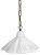 LAMPEDUSA lampa wisząca E27, 60W, 230V, IP21, klosz ceramiczny 30cm, mosiężny łańcuch #2