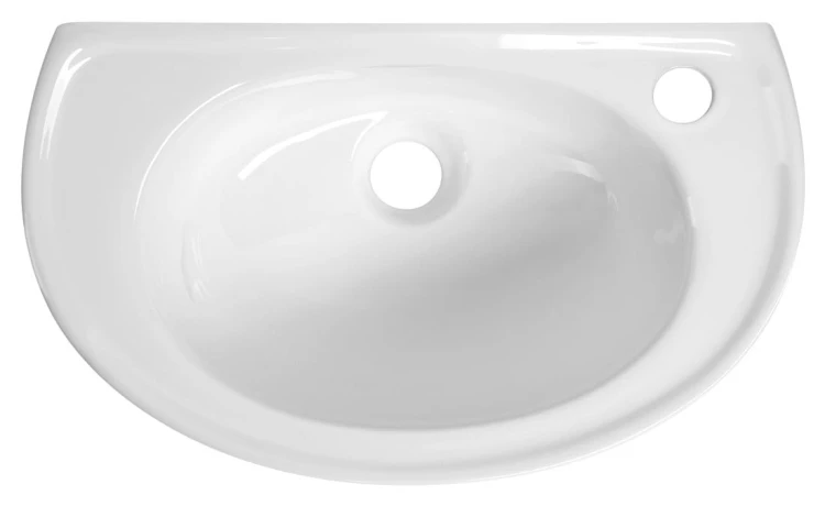 WINZ umywalka ceramiczna 46x27cm, biały #3