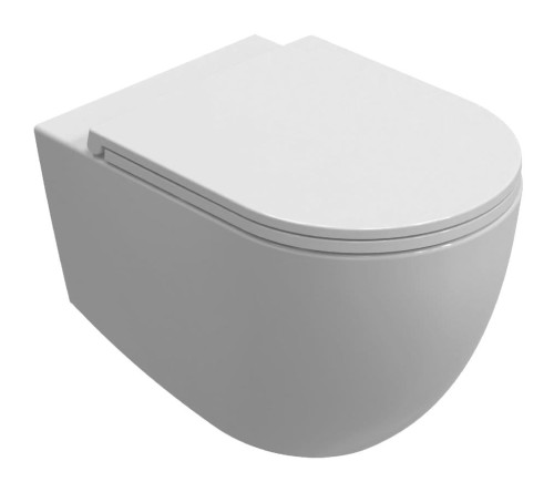 INFINITY miska WC wisząca, Vortex Rimless, 36,5x53cm, biały #2