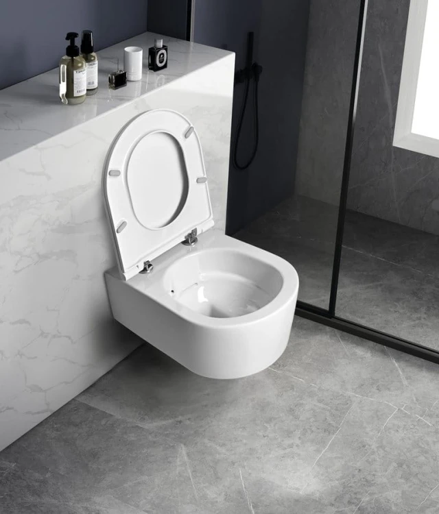SISTEMA A miska WC wisząca, Rimless, 36x53,5cm, biały #5