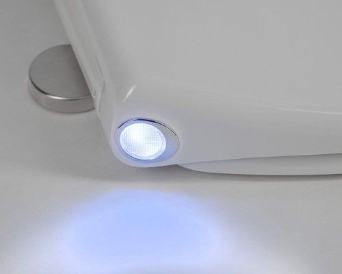 PHARO deska WC z oświetleniem LED, Soft Close, Easy Take, biały #2