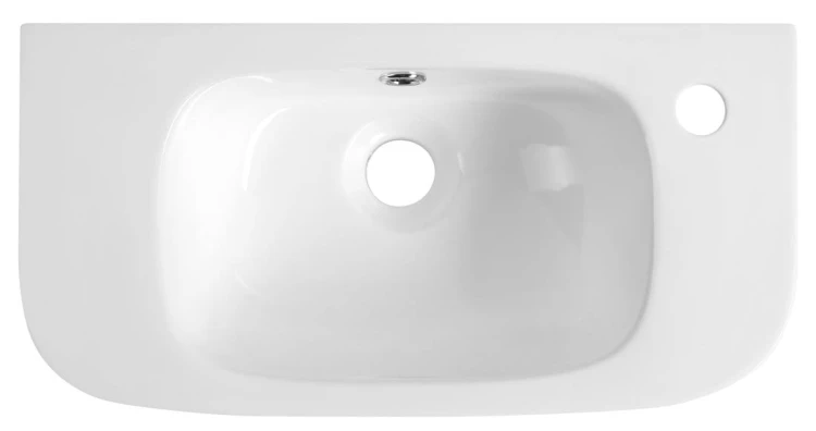 KIA umywalka ceramiczna 49x25cm, biały #4