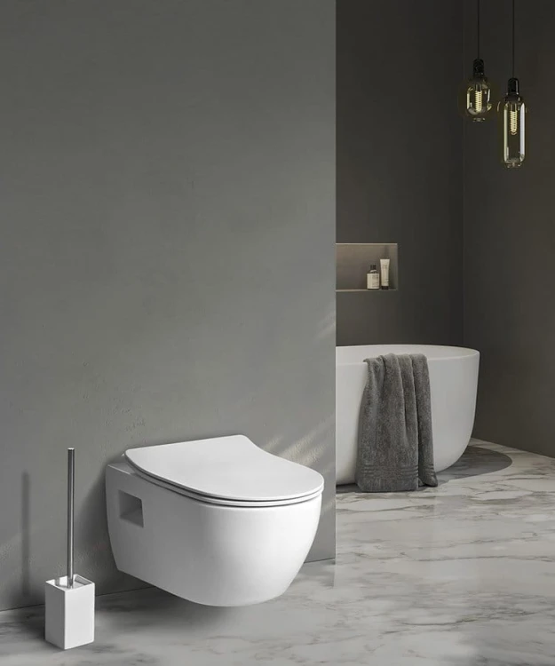 LUNA WC wiszące, Vortex Rimless, 35,5x49cm, biały #2