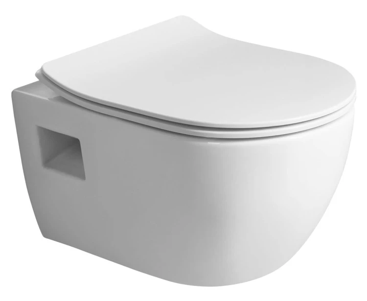 LUNA WC wiszące, Vortex Rimless, 35,5x49cm, biały #4