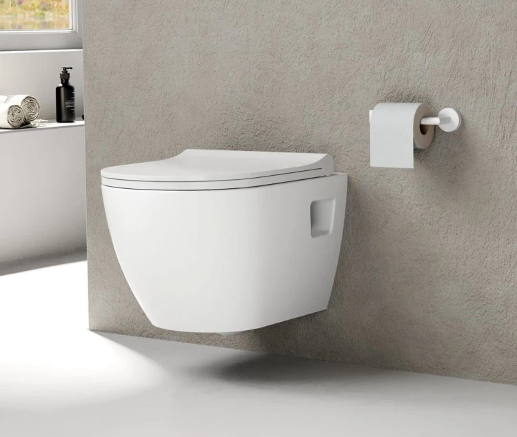 LUNA WC wiszące, Vortex Rimless, 35,5x49cm, biały #6