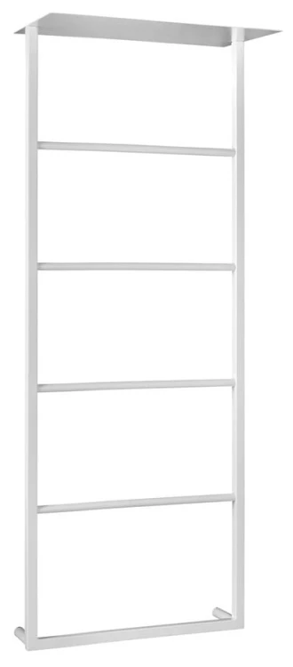 SKA ścienny wieszak na ręczniki z półką 454x1184x252mm, biały mat
