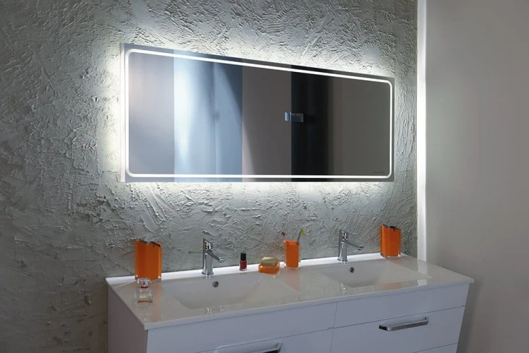 GEMINI lustro z LED oświetleniem 140x55cm #3