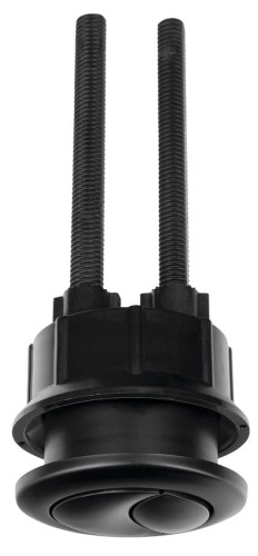 Przycisk DUAL 49mm, czarny mat