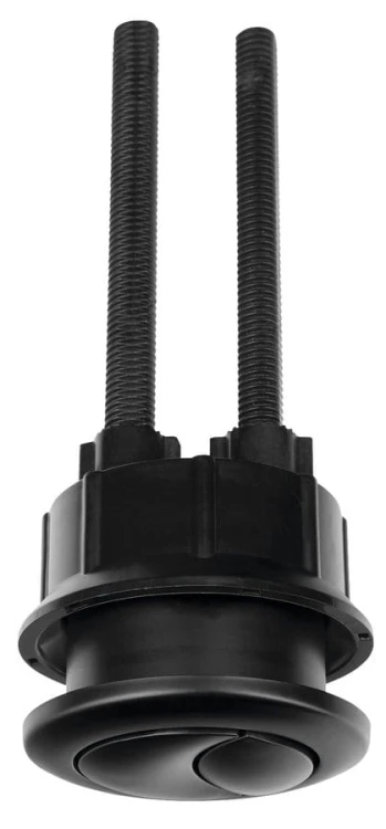 Przycisk DUAL 49mm, czarny mat