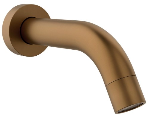 Wylewka ścienna 174mm, miedź mat