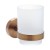 X-ROUND COPPER kubek, szkło mleczne, szkło mleczne, miedź mat